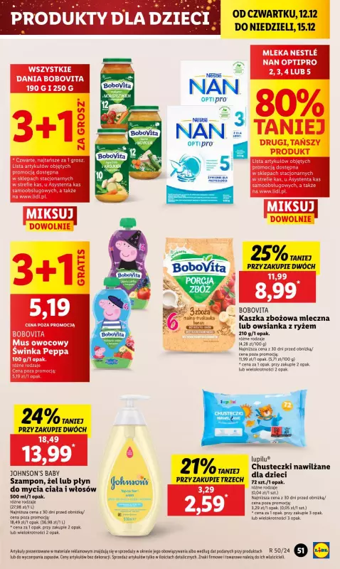 Lidl - gazetka promocyjna Oferta od czwartku od czwartku 12.12 do niedzieli 15.12 - strona 57