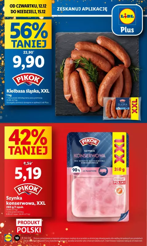 Lidl - gazetka promocyjna Oferta od czwartku od czwartku 12.12 do niedzieli 15.12 - strona 10