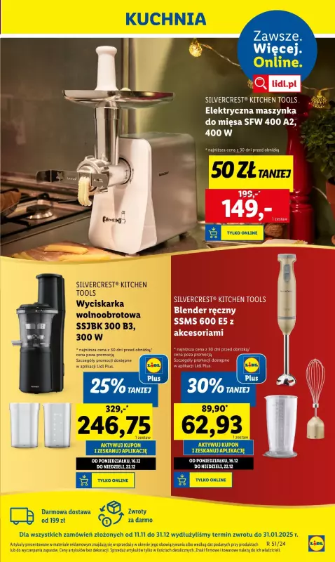 Lidl - gazetka promocyjna Katalog od poniedziałku 16.12 do niedzieli 22.12 - strona 45