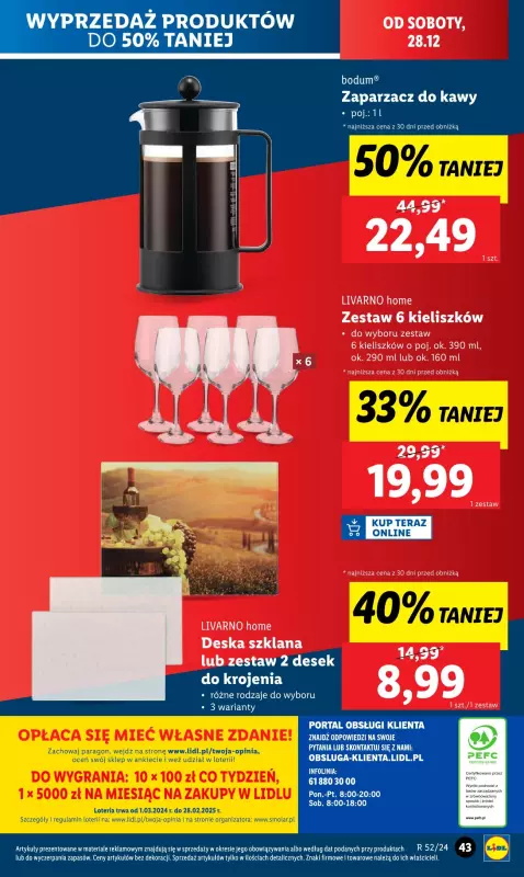 Lidl - gazetka promocyjna Katalog od poniedziałku 23.12 do soboty 28.12 - strona 45