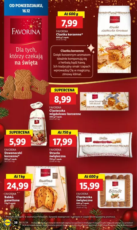 Lidl - gazetka promocyjna Oferta od poniedziałku od poniedziałku 16.12 do środy 18.12 - strona 44