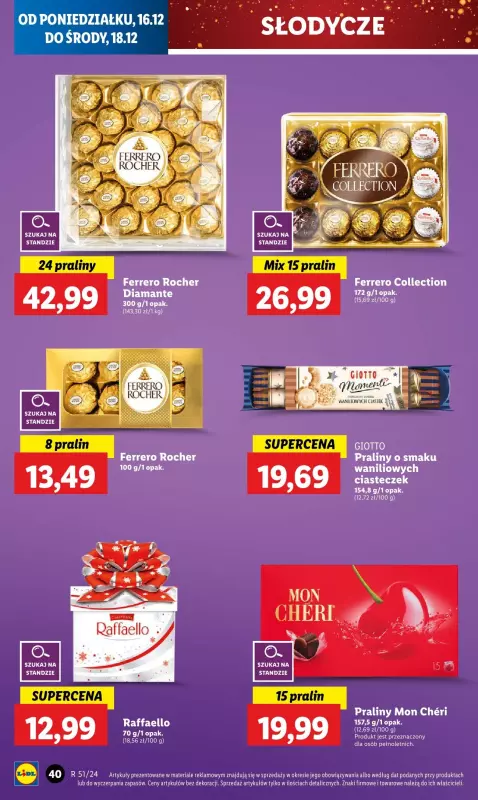 Lidl - gazetka promocyjna Oferta od poniedziałku od poniedziałku 16.12 do środy 18.12 - strona 46