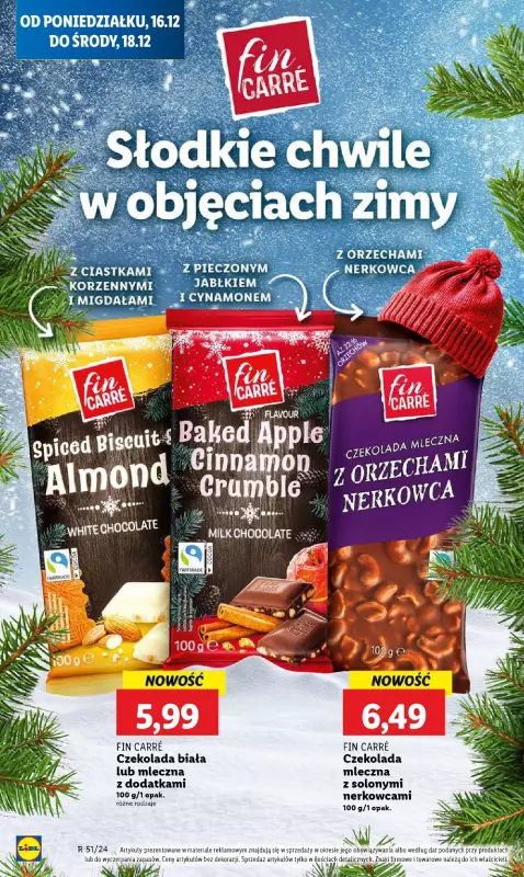 Lidl - gazetka promocyjna Oferta od poniedziałku od poniedziałku 16.12 do środy 18.12 - strona 52