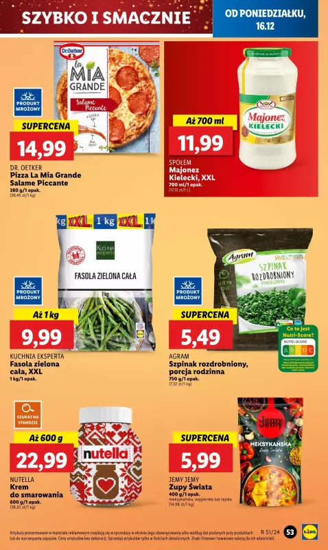 Lidl - gazetka promocyjna Oferta od poniedziałku od poniedziałku 16.12 do środy 18.12 - strona 61