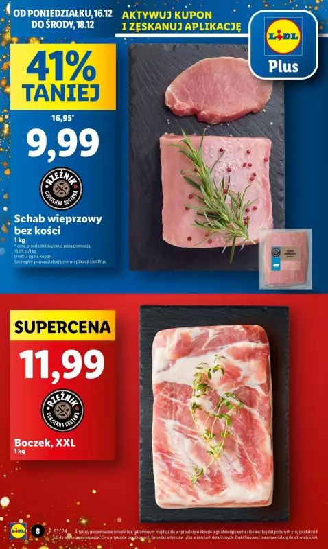 Lidl - gazetka promocyjna Oferta od poniedziałku od poniedziałku 16.12 do środy 18.12 - strona 8