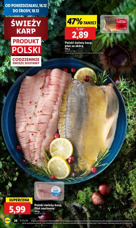 Lidl - gazetka promocyjna Oferta od poniedziałku od poniedziałku 16.12 do środy 18.12 - strona 30