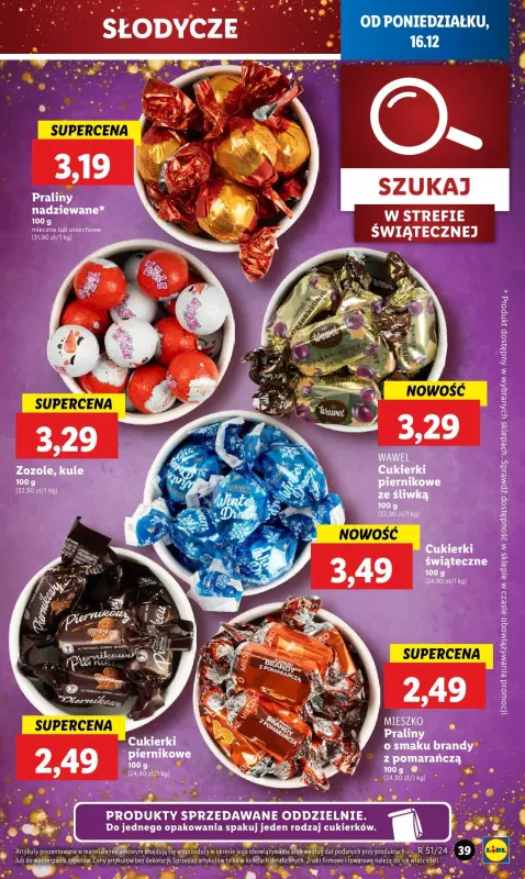 Lidl - gazetka promocyjna Oferta od poniedziałku od poniedziałku 16.12 do środy 18.12 - strona 45