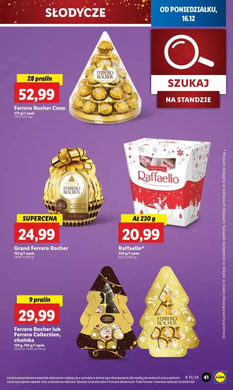 Lidl - gazetka promocyjna Oferta od poniedziałku od poniedziałku 16.12 do środy 18.12 - strona 47