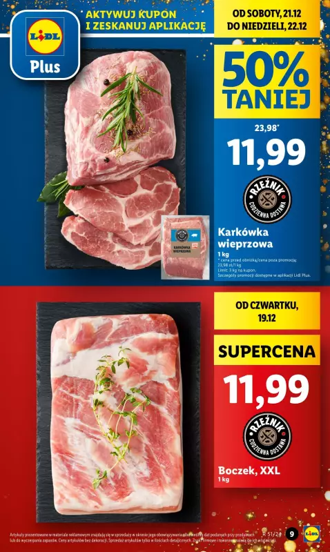 Lidl - gazetka promocyjna Oferta od czwartku od czwartku 19.12 do niedzieli 22.12 - strona 9