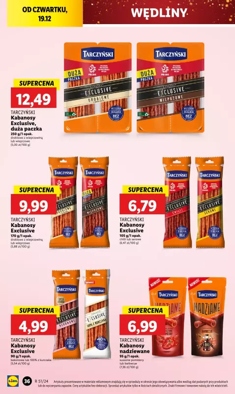 Lidl - gazetka promocyjna Oferta od czwartku od czwartku 19.12 do niedzieli 22.12 - strona 40