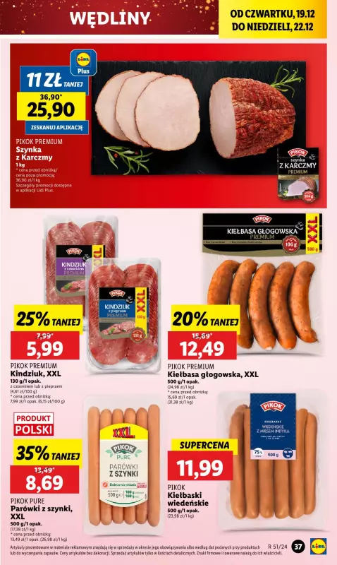 Lidl - gazetka promocyjna Oferta od czwartku od czwartku 19.12 do niedzieli 22.12 - strona 41