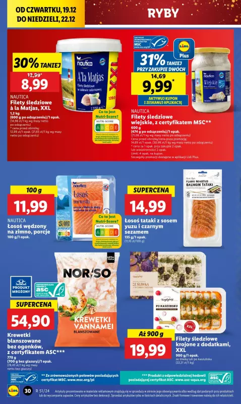 Lidl - gazetka promocyjna Oferta od czwartku od czwartku 19.12 do niedzieli 22.12 - strona 34