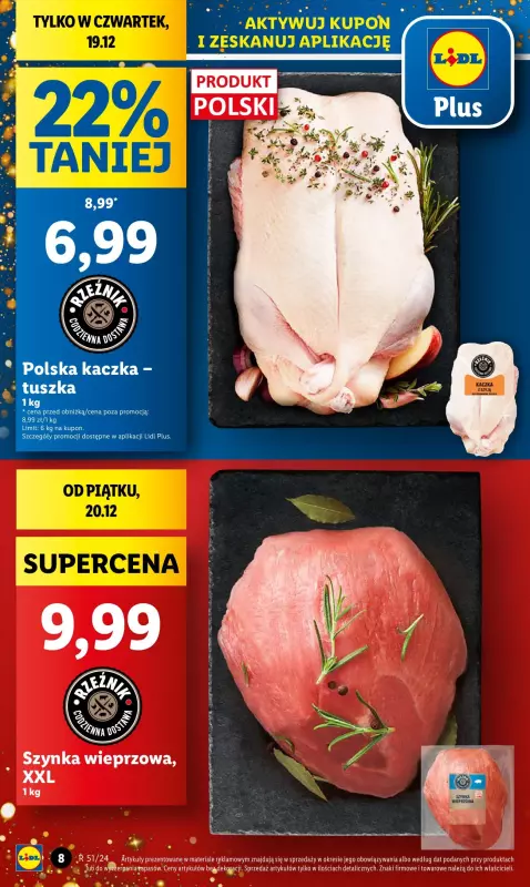 Lidl - gazetka promocyjna Oferta od czwartku od czwartku 19.12 do niedzieli 22.12 - strona 8