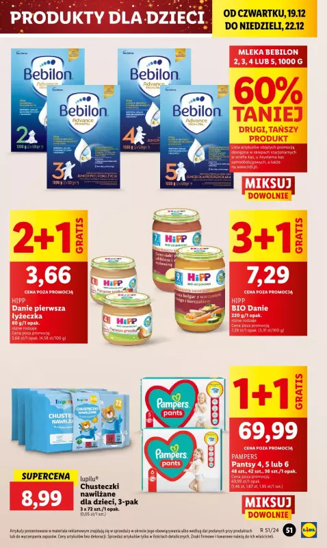 Lidl - gazetka promocyjna Oferta od czwartku od czwartku 19.12 do niedzieli 22.12 - strona 57