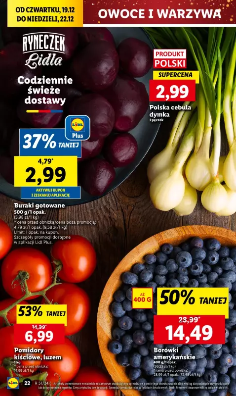 Lidl - gazetka promocyjna Oferta od czwartku od czwartku 19.12 do niedzieli 22.12 - strona 26