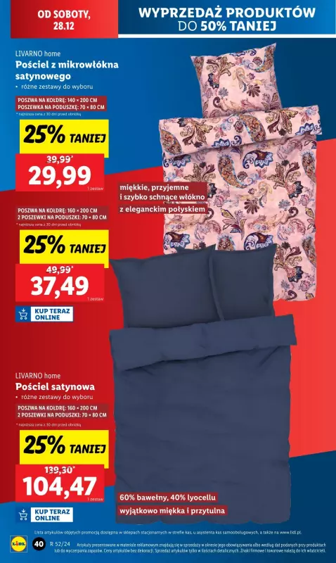 Lidl - gazetka promocyjna Katalog od poniedziałku 23.12 do soboty 28.12 - strona 44