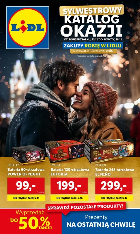 Lidl - gazetka promocyjna Katalog od poniedziałku 23.12 do soboty 28.12