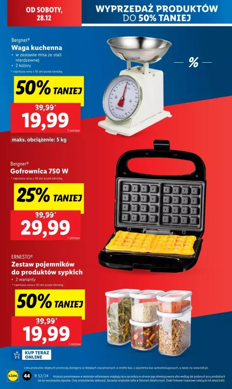 Lidl - gazetka promocyjna Katalog od poniedziałku 23.12 do soboty 28.12 - strona 48