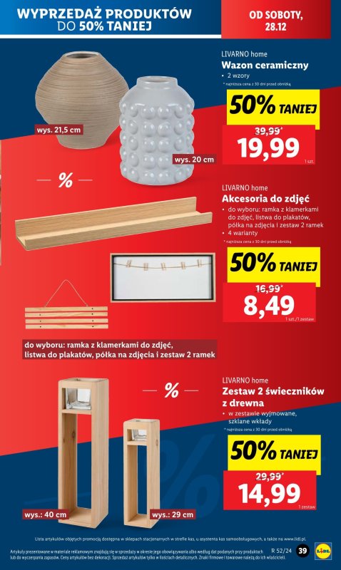 Lidl - gazetka promocyjna Katalog od poniedziałku 23.12 do soboty 28.12 - strona 43