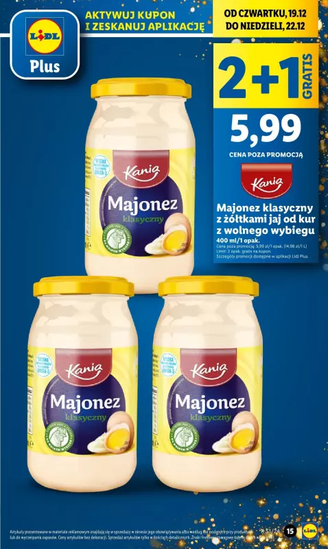 Lidl - gazetka promocyjna Oferta od czwartku od czwartku 19.12 do niedzieli 22.12 - strona 17