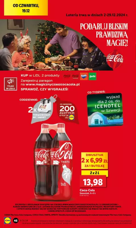 Lidl - gazetka promocyjna Oferta od czwartku od czwartku 19.12 do niedzieli 22.12 - strona 54