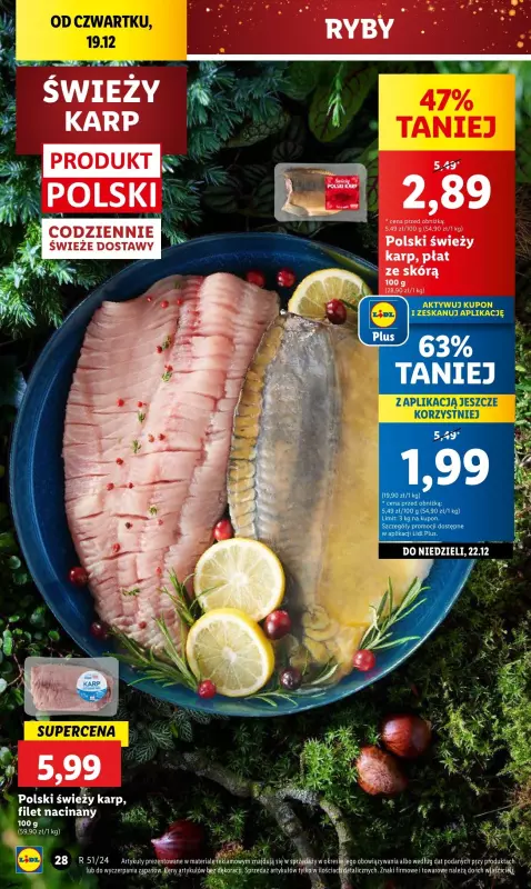 Lidl - gazetka promocyjna Oferta od czwartku od czwartku 19.12 do niedzieli 22.12 - strona 34