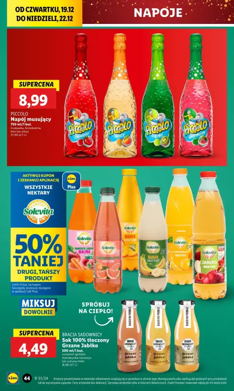 Lidl - gazetka promocyjna Oferta od czwartku od czwartku 19.12 do niedzieli 22.12 - strona 52