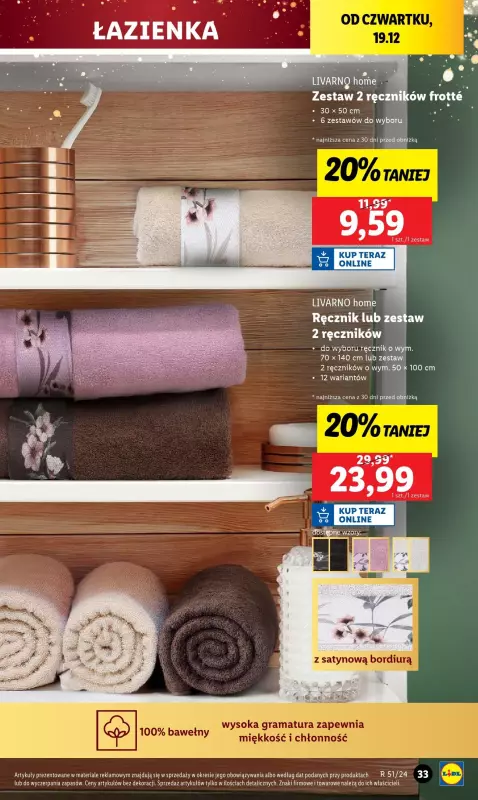 Lidl - gazetka promocyjna Katalog od poniedziałku 16.12 do niedzieli 22.12 - strona 39