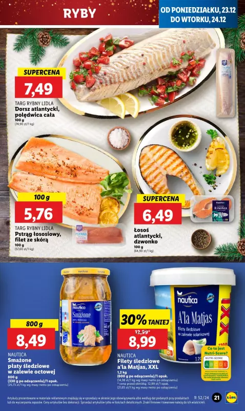 Lidl - gazetka promocyjna Oferta od poniedziałku od poniedziałku 23.12 do wtorku 24.12 - strona 27