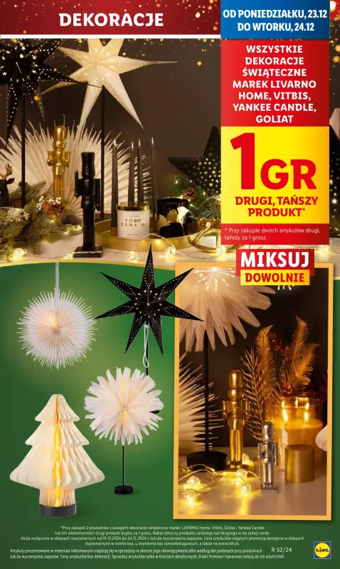 Lidl - gazetka promocyjna Oferta od poniedziałku od poniedziałku 23.12 do wtorku 24.12 - strona 15