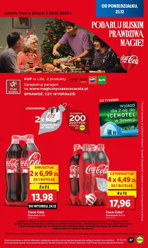 Lidl - gazetka promocyjna Oferta od poniedziałku od poniedziałku 23.12 do wtorku 24.12 - strona 33