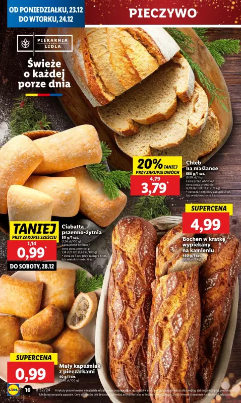 Lidl - gazetka promocyjna Oferta od poniedziałku od poniedziałku 23.12 do wtorku 24.12 - strona 20