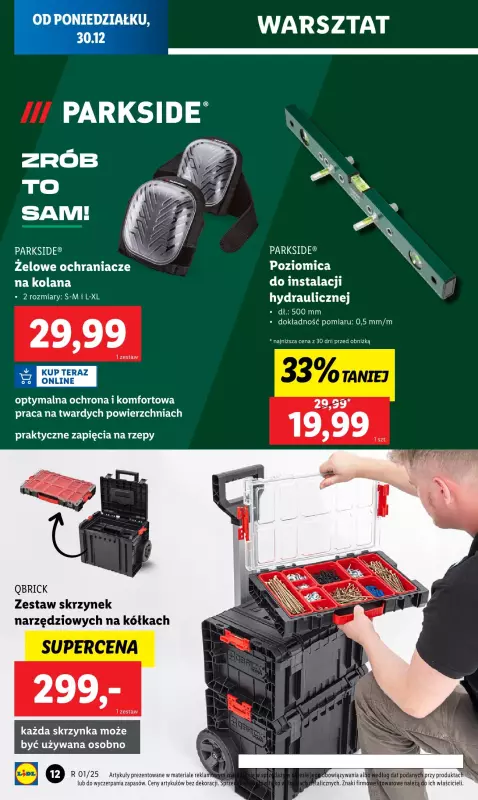 Lidl - gazetka promocyjna Katalog od poniedziałku 30.12 do soboty 04.01 - strona 12