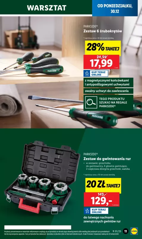 Lidl - gazetka promocyjna Katalog od poniedziałku 30.12 do soboty 04.01 - strona 11