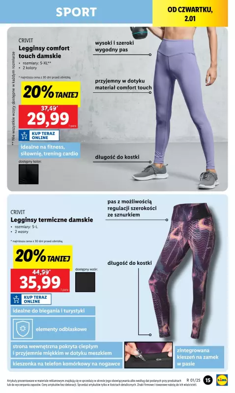 Lidl - gazetka promocyjna Katalog od poniedziałku 30.12 do soboty 04.01 - strona 15