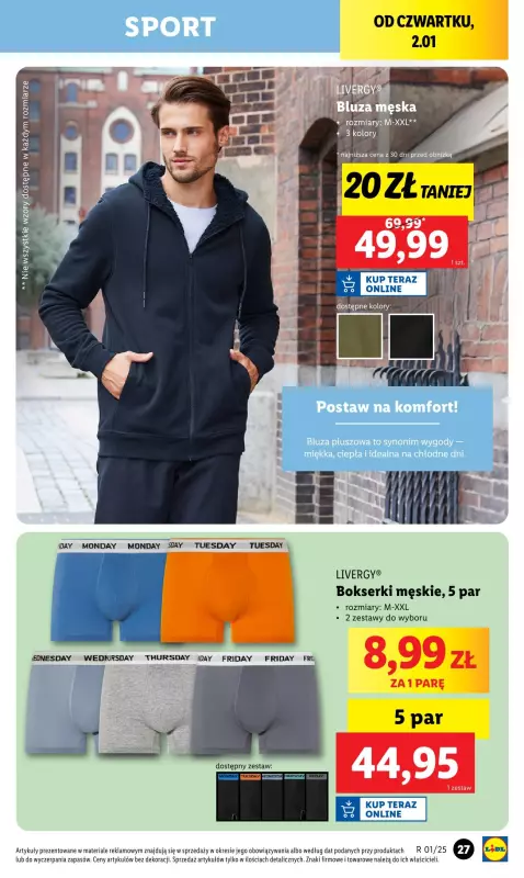 Lidl - gazetka promocyjna Katalog od poniedziałku 30.12 do soboty 04.01 - strona 27