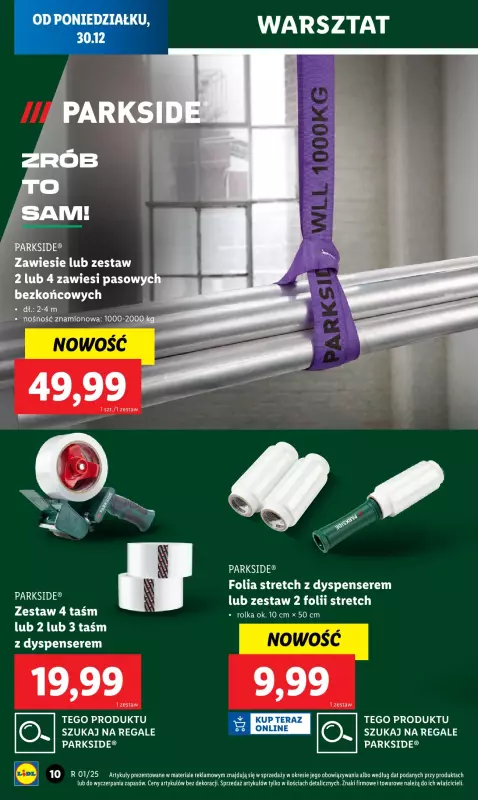 Lidl - gazetka promocyjna Katalog od poniedziałku 30.12 do soboty 04.01 - strona 10