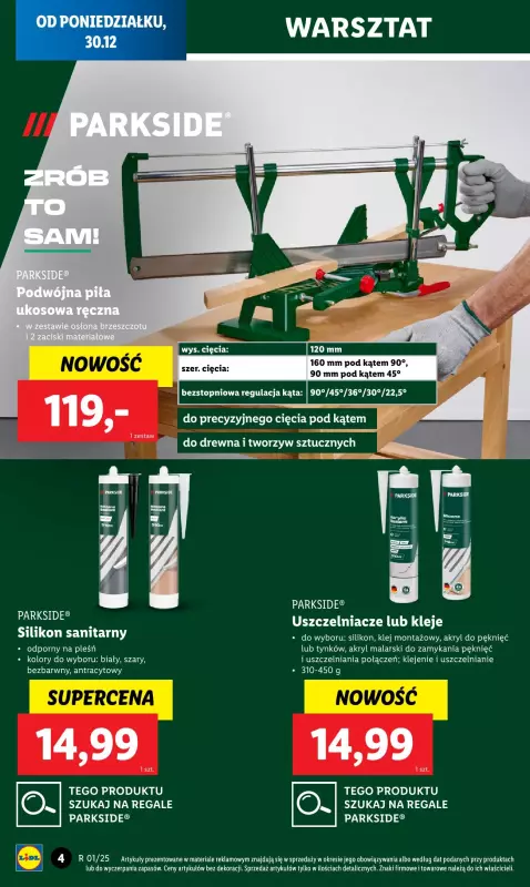 Lidl - gazetka promocyjna Katalog od poniedziałku 30.12 do soboty 04.01 - strona 4