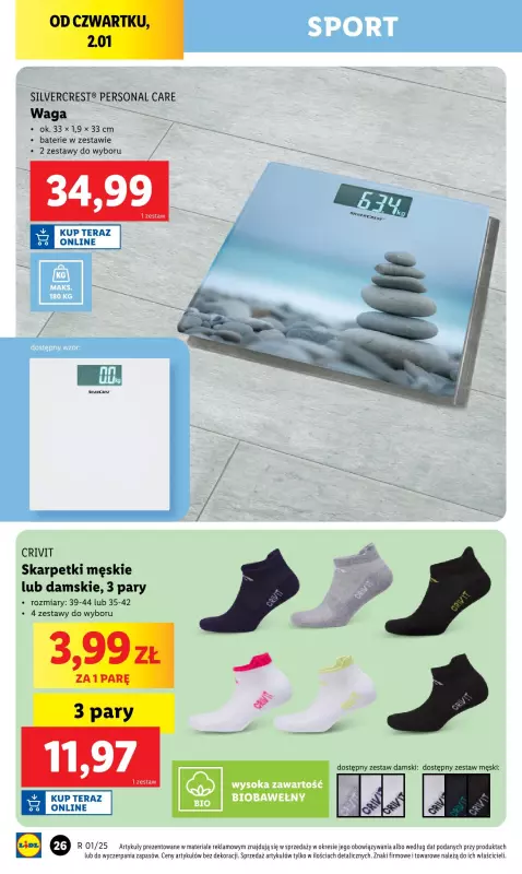 Lidl - gazetka promocyjna Katalog od poniedziałku 30.12 do soboty 04.01 - strona 26