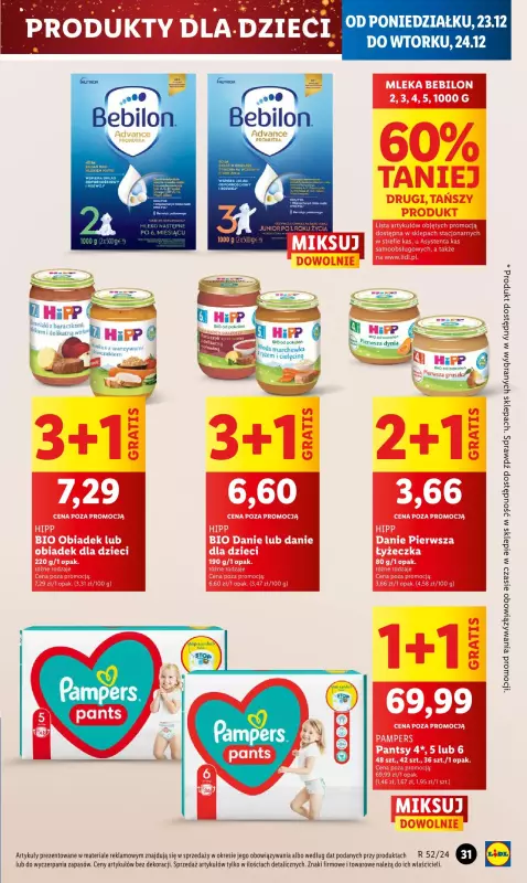 Lidl - gazetka promocyjna Oferta od poniedziałku od poniedziałku 23.12 do wtorku 24.12 - strona 39