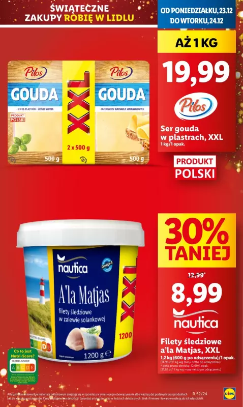 Lidl - gazetka promocyjna Oferta od poniedziałku od poniedziałku 23.12 do wtorku 24.12 - strona 9