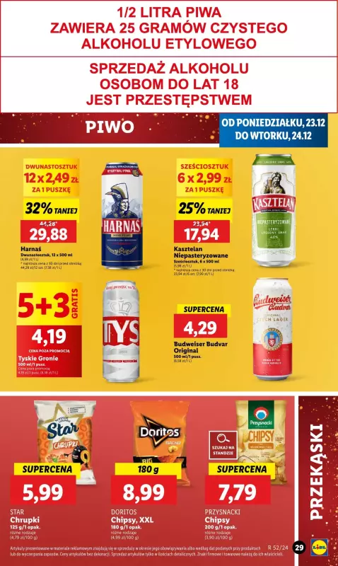 Lidl - gazetka promocyjna Oferta od poniedziałku od poniedziałku 23.12 do wtorku 24.12 - strona 35