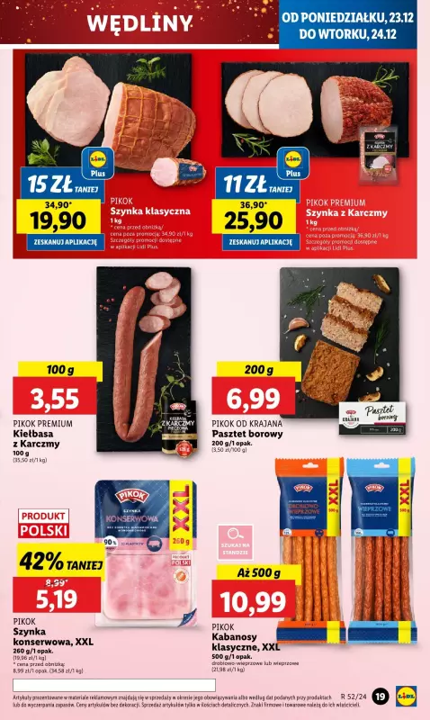 Lidl - gazetka promocyjna Oferta od poniedziałku od poniedziałku 23.12 do wtorku 24.12 - strona 23