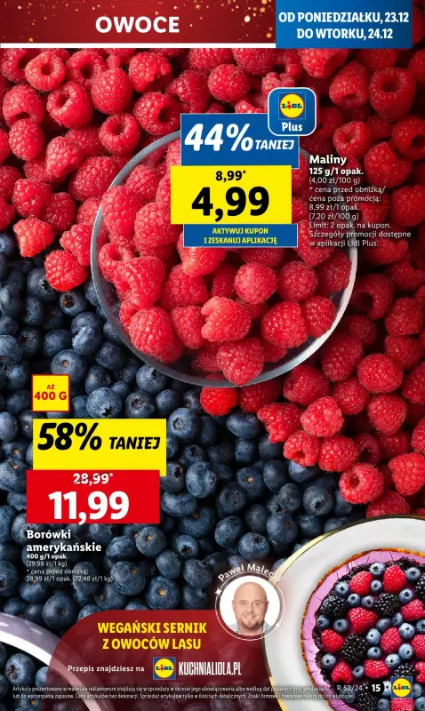 Lidl - gazetka promocyjna Oferta od poniedziałku od poniedziałku 23.12 do wtorku 24.12 - strona 19