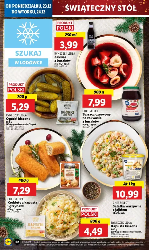 Lidl - gazetka promocyjna Oferta od poniedziałku od poniedziałku 23.12 do wtorku 24.12 - strona 28