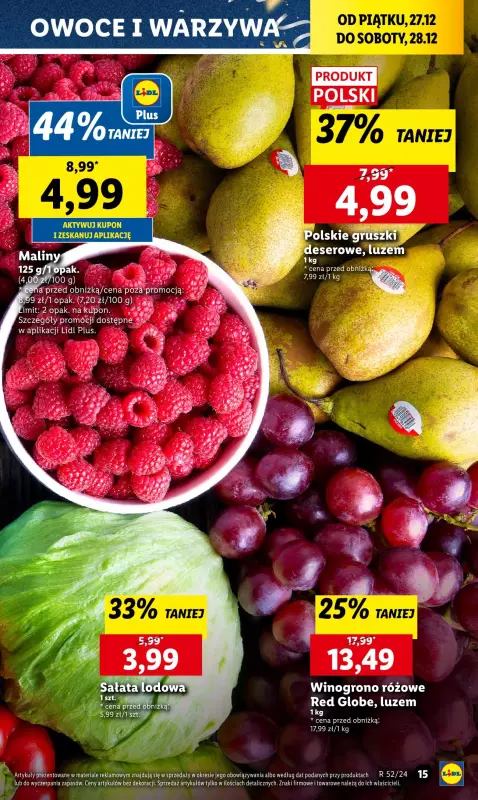 Lidl - gazetka promocyjna Oferta od piątku od piątku 27.12 do soboty 28.12 - strona 17