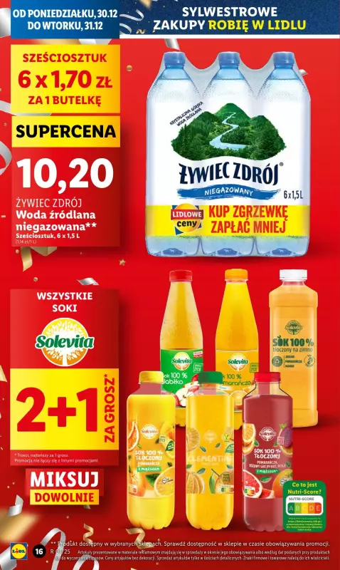 Lidl - gazetka promocyjna Oferta od poniedziałku od poniedziałku 30.12 do wtorku 31.12 - strona 14