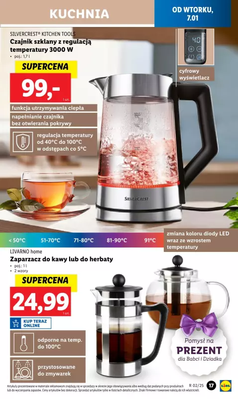 Lidl - gazetka promocyjna Katalog od wtorku 07.01 do soboty 11.01 - strona 17