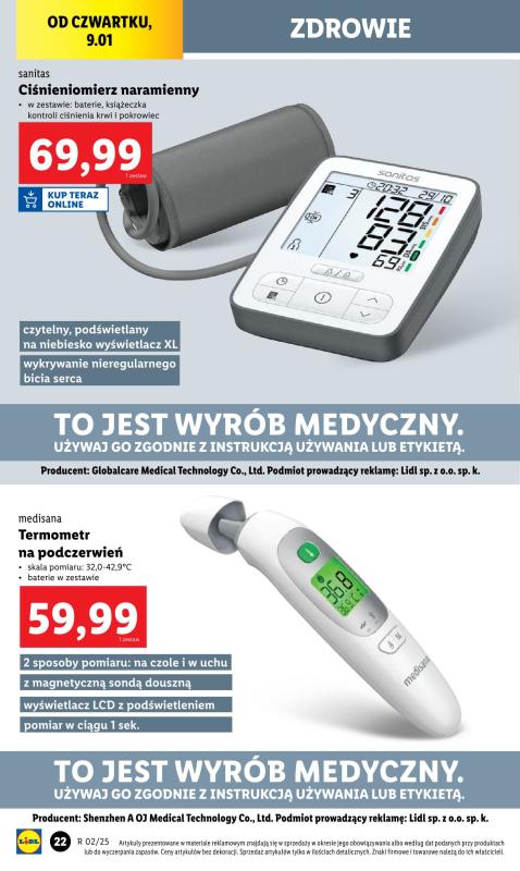 Lidl - gazetka promocyjna Katalog od wtorku 07.01 do soboty 11.01 - strona 22