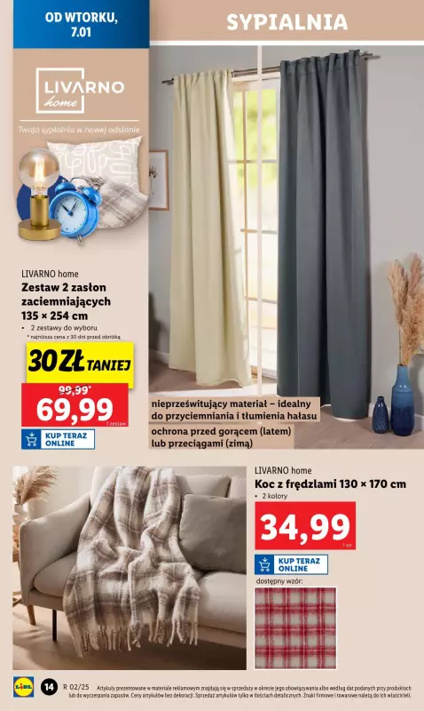 Lidl - gazetka promocyjna Katalog od wtorku 07.01 do soboty 11.01 - strona 14